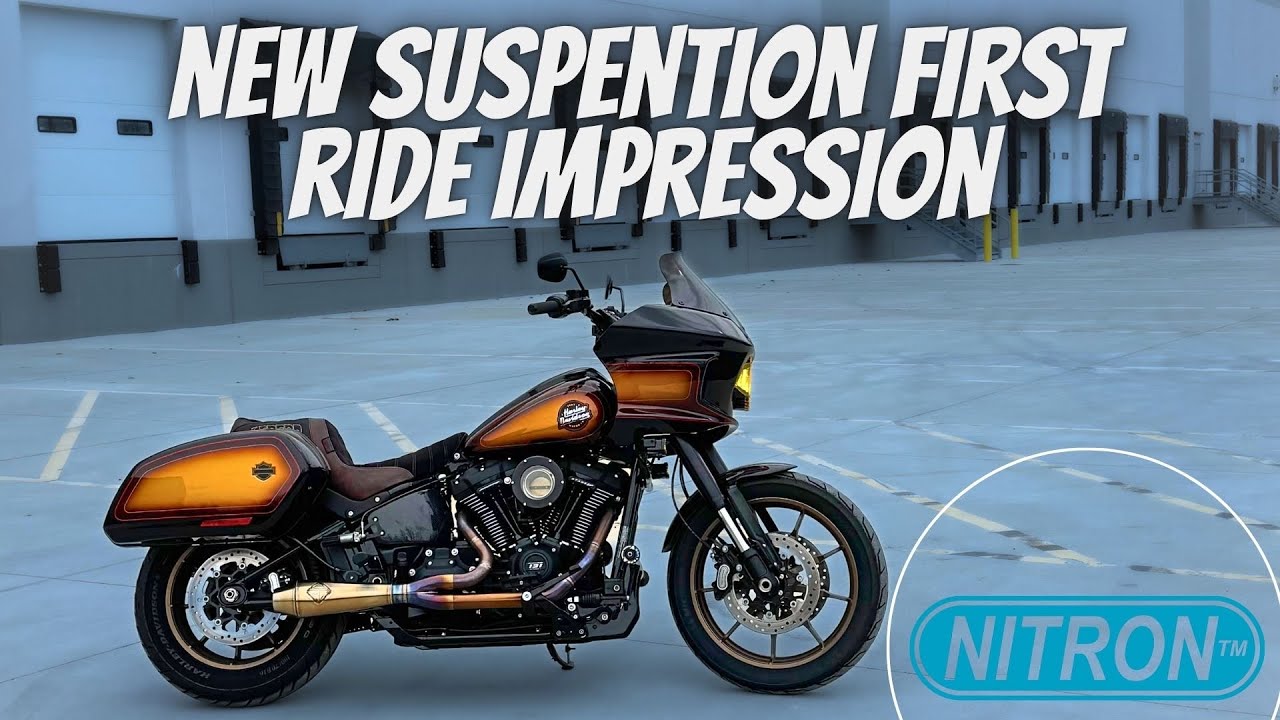 Low Rider ST Suspension upgrade first ride impression / NITRON Suspension