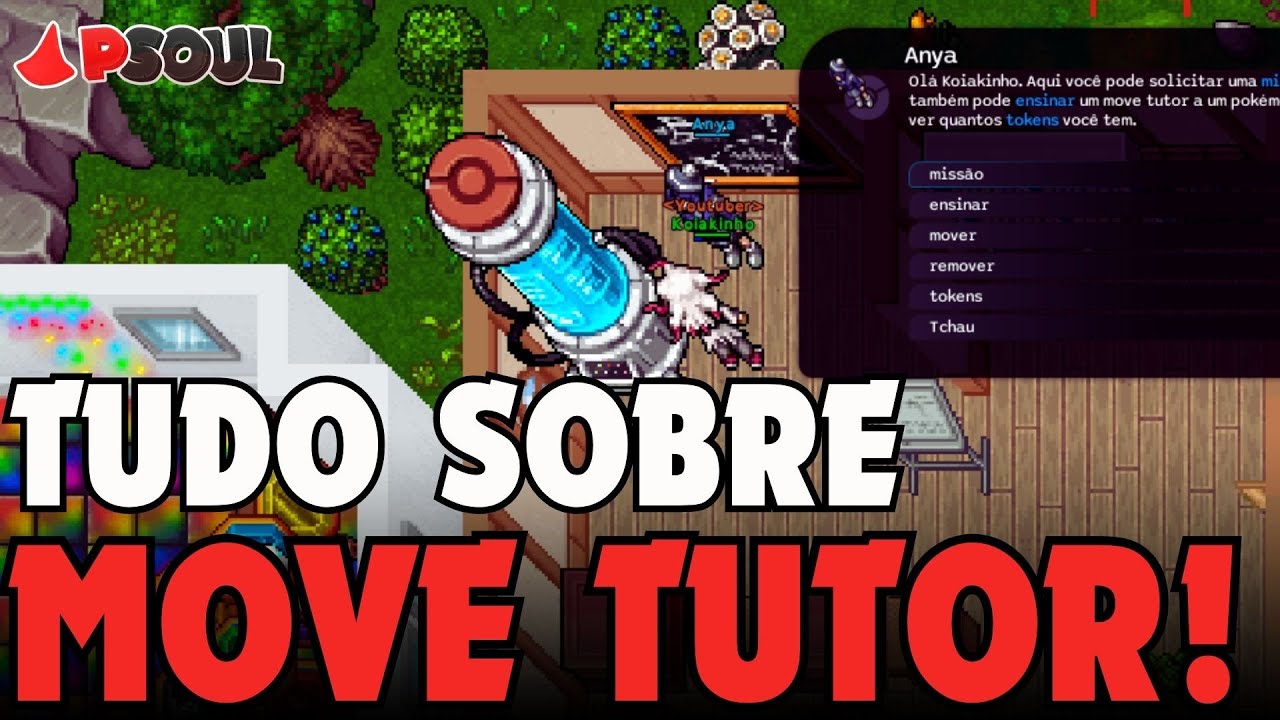 APRENDA SOBRE MOVE TUTOR NO PSOUL! POKETIBIA MOBILE 2023!