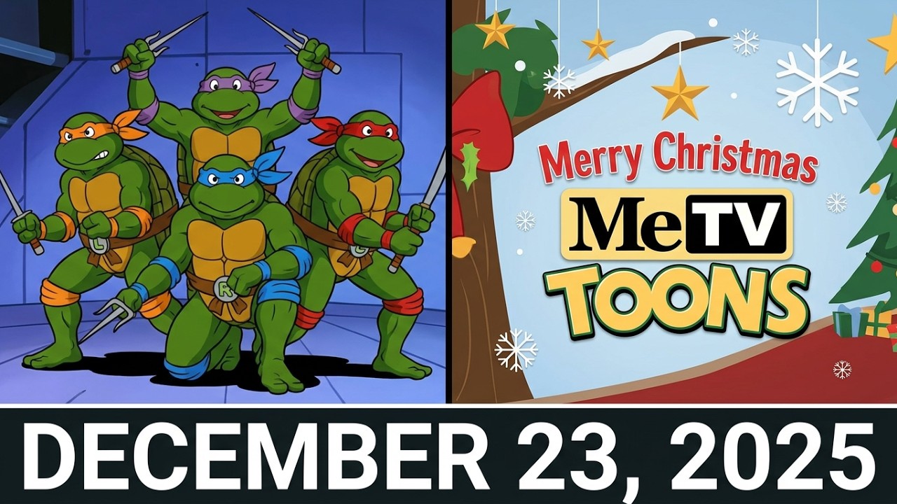 MeTV Toons Commercials During TMNT (1987), Scooby-Doo!, and The Jetsons (December 23, 2025)
