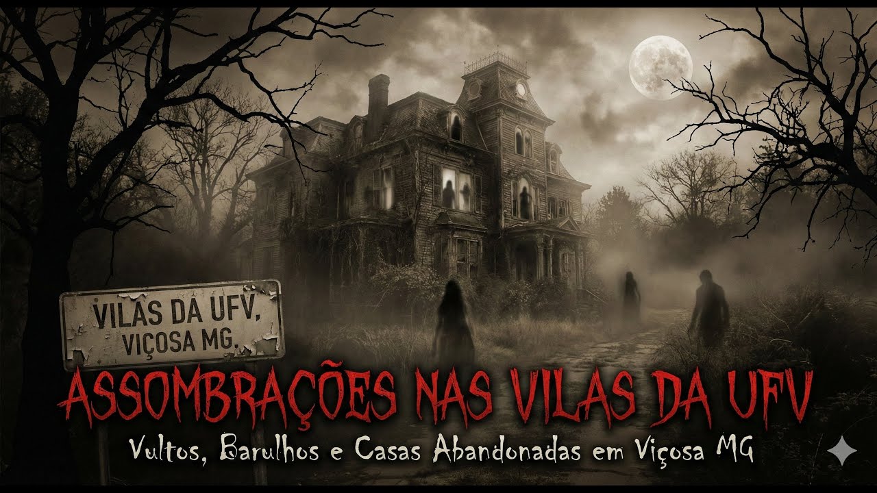 Assombrações nas Vilas da UFV | Vultos, Barulhos e Casas Abandonadas em Viçosa MG