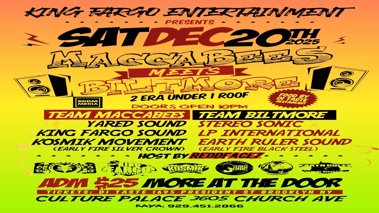 Silver Crown, Kosmik, Yared, Stereo Sonic, Earth Ruler, King Fargo, LP Intl. Reunite in BK, NY 2025