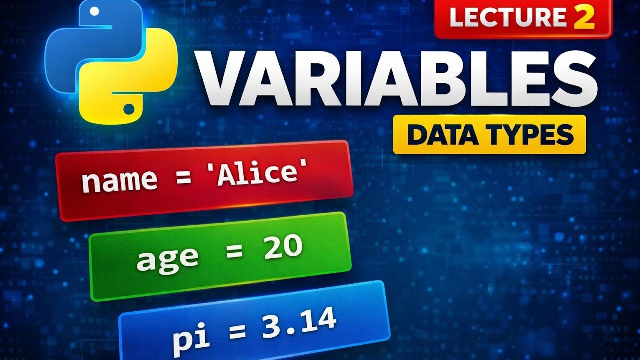 Variables and DataTypes in Python