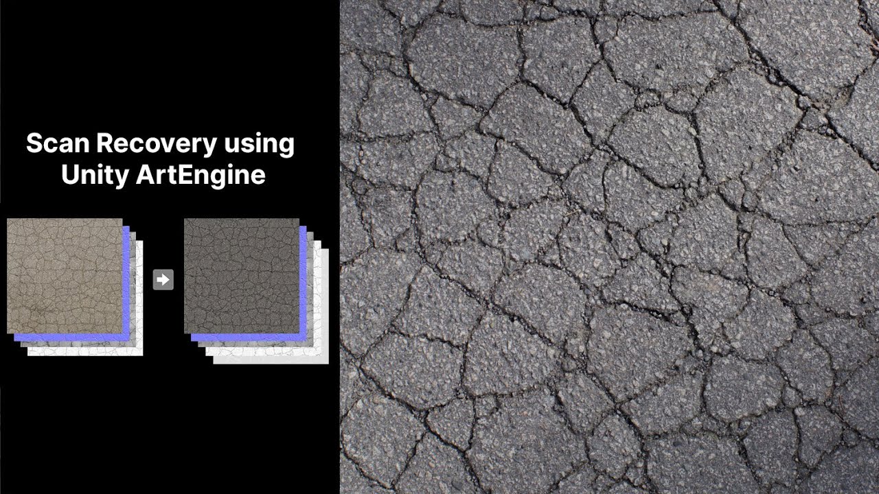 Unity ArtEngine Photogrammetry Tutorial - Cracked Asphalt