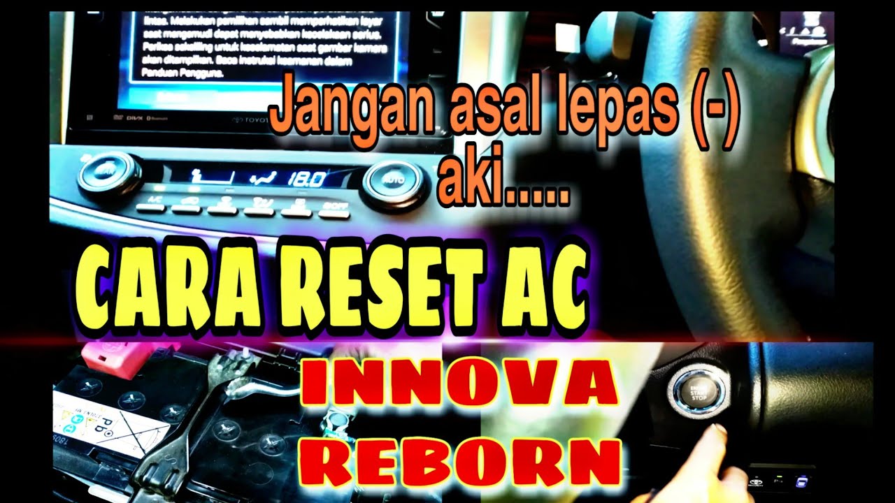New Fortuner & Innova Reborn AC Panas_Angin AC Depan Tengah  Tidak Keluar_AC Depan Panas