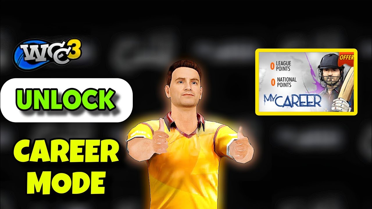 UNLOCK My Career in WCC 3 - Full Guide Tutorial