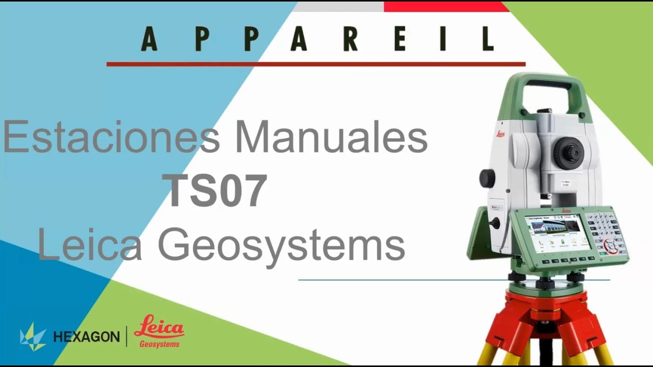 Appareil - Leica Viva TS16 y FlexLine TS07