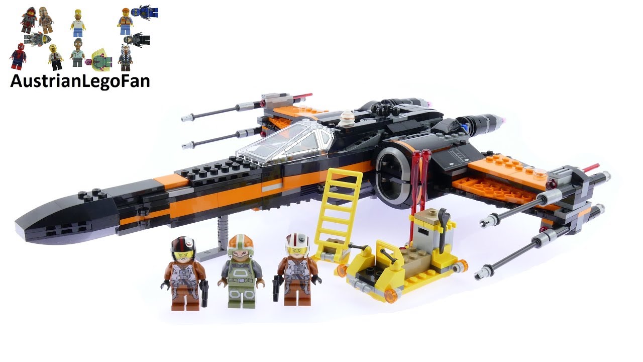 Lego Star Wars 75102 Poe&acute;s X-Wing Fighter - Lego Speed Build Review