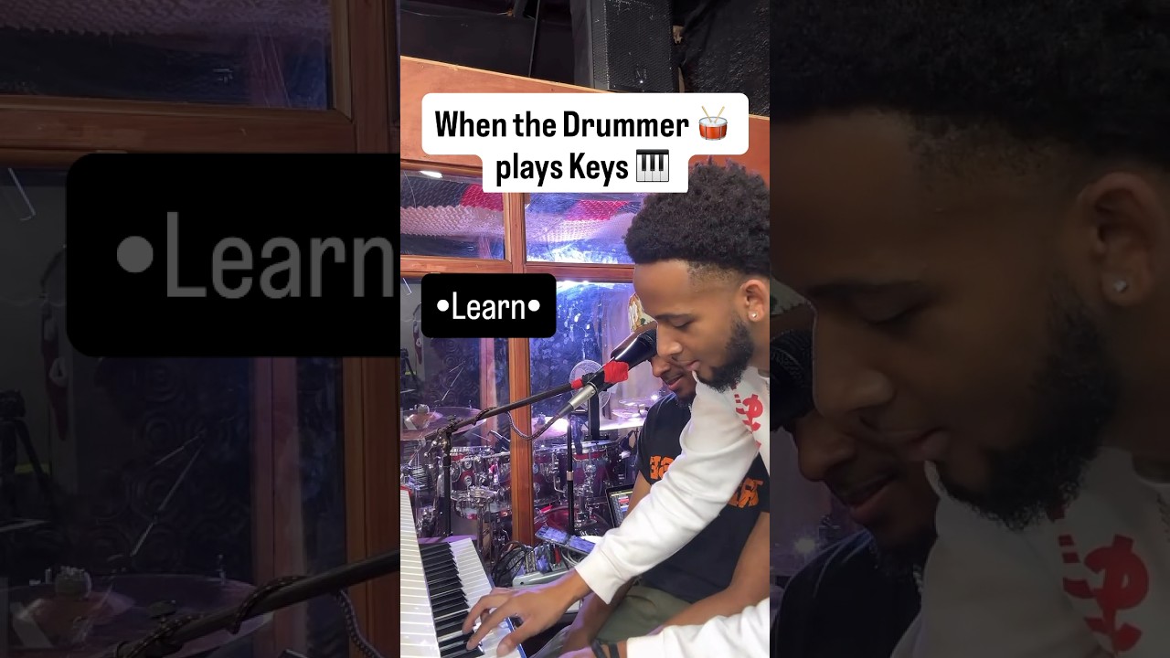 When the Drummer plays Keys too🥁🎹🔥‼️
