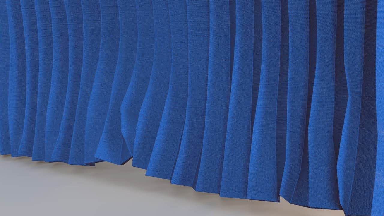 Cinema 4D - Cloth Simulation for Curtains