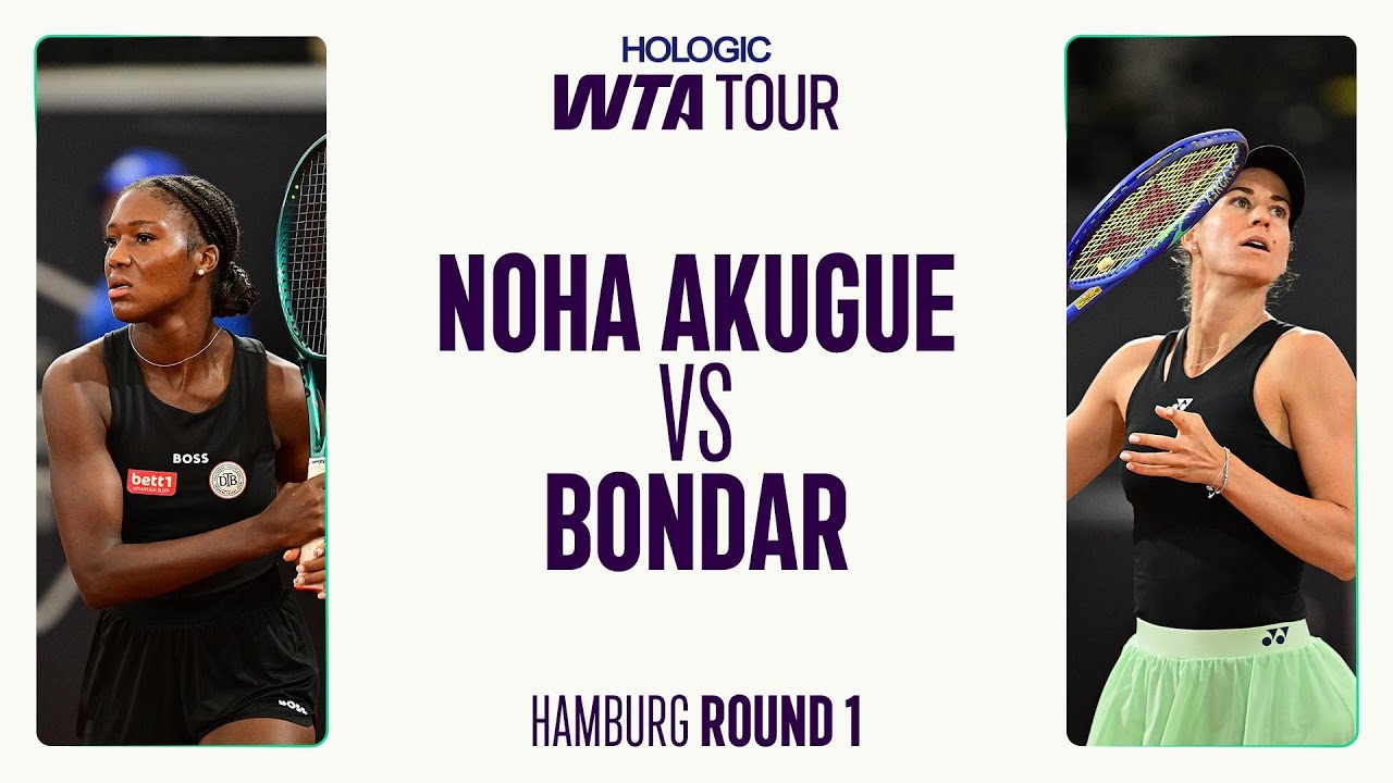 Noma Noha Akugue vs. Anna Bondar | Hamburg Round 1 | WTA Match Highlights