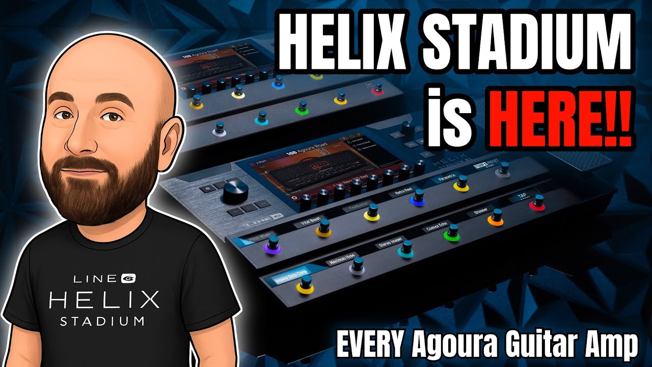 Helix Stadium уже здесь! Первый взгляд на ВСЕ новые модели гитарных усилителей Agoura