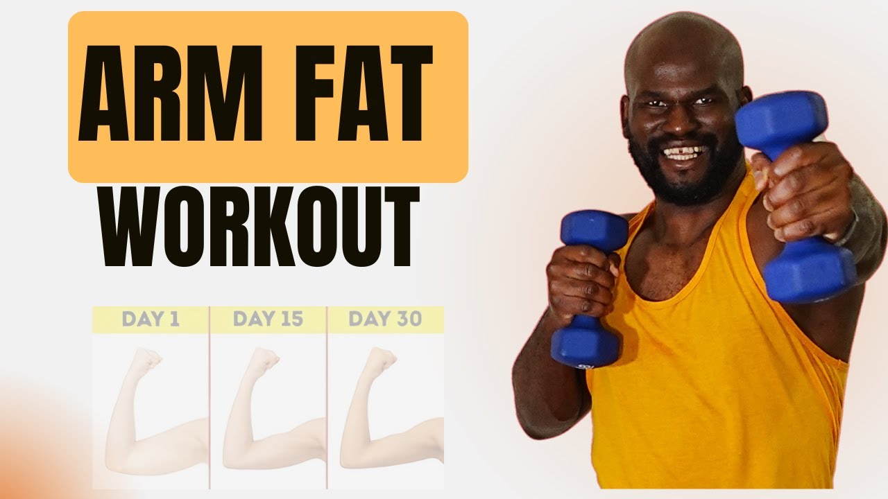 Lose Arm Fat on a Chair | 8 Powerful Light Dumbbell Exercises