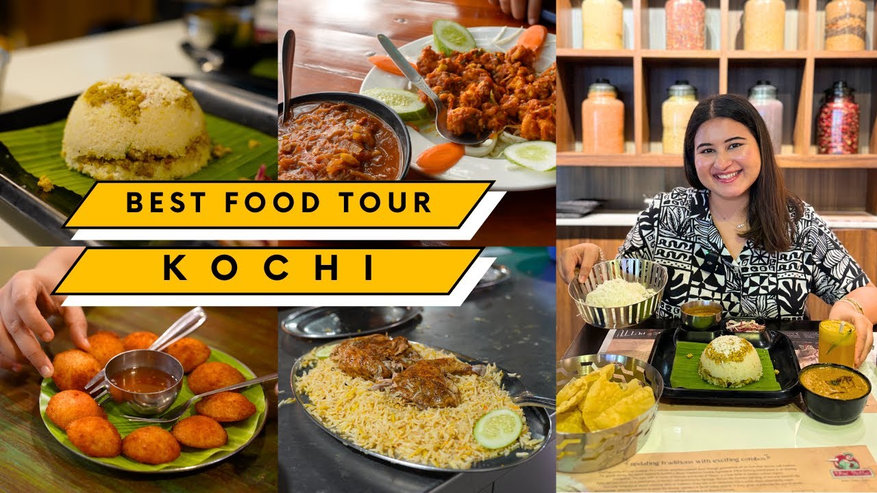 KOCHI Crazy Food Tour | Seafood, Puttu, Mandi, Fusion Idli, Snacks, Shawarma & More