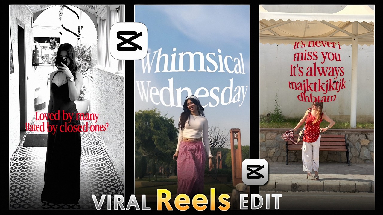 Instagram Viral Text Font Reels Tutorial | Fisheye Text Font Reels Editing | Fisheye Text Font