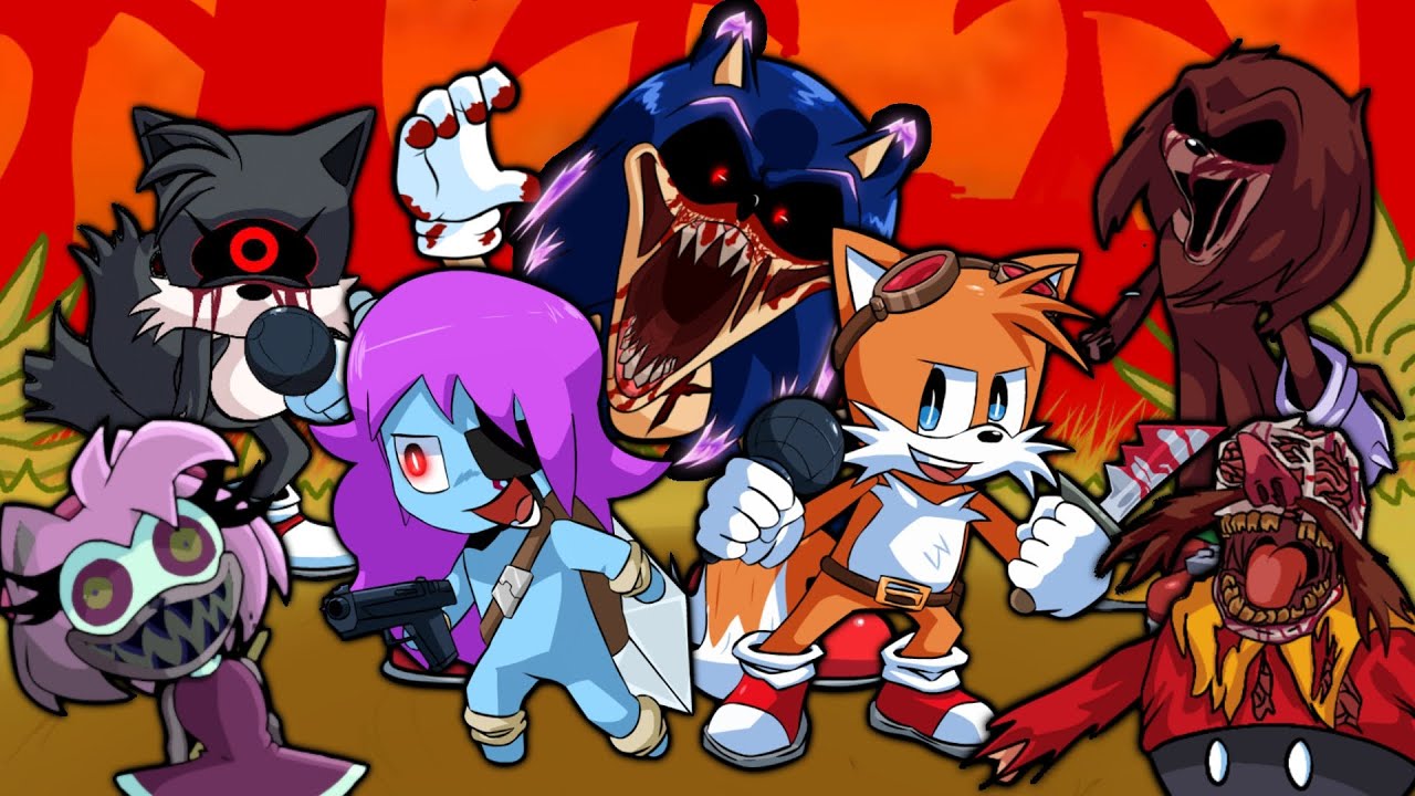 Chasing - Sonic.EXE VS Tails Everyone Sings 🎶