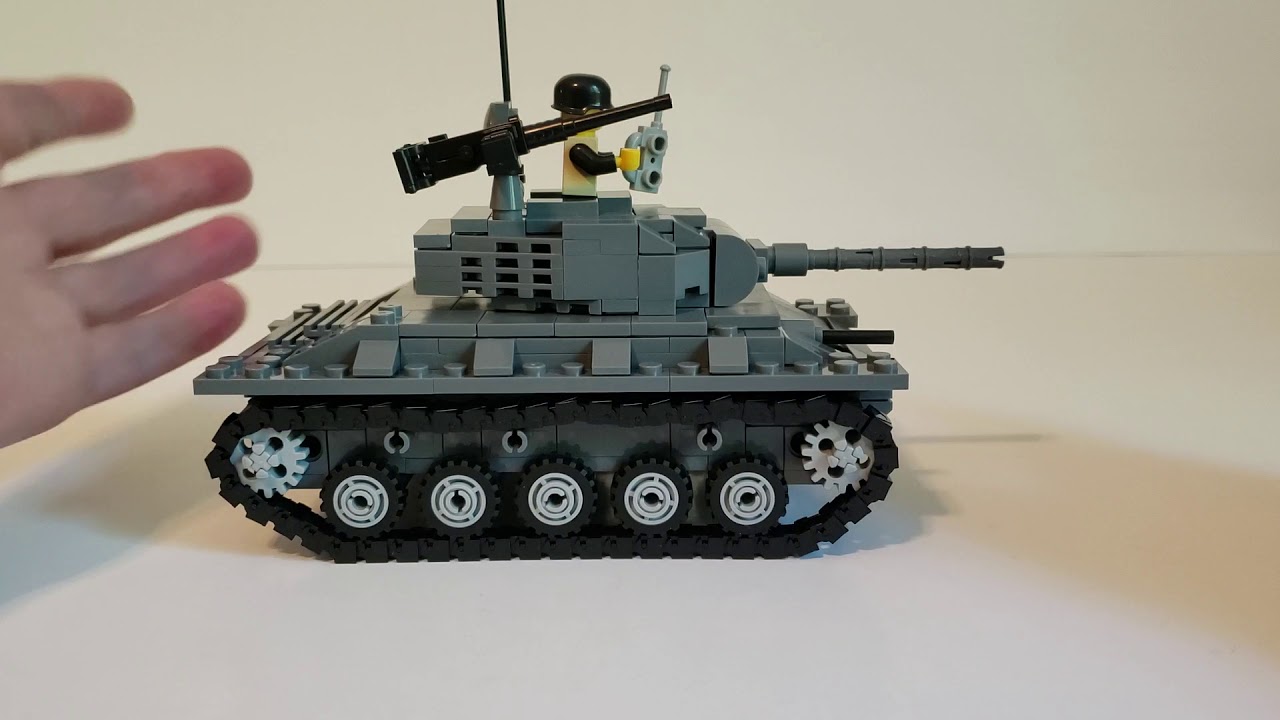 Lego M24 Chaffee tank review by Jie Star