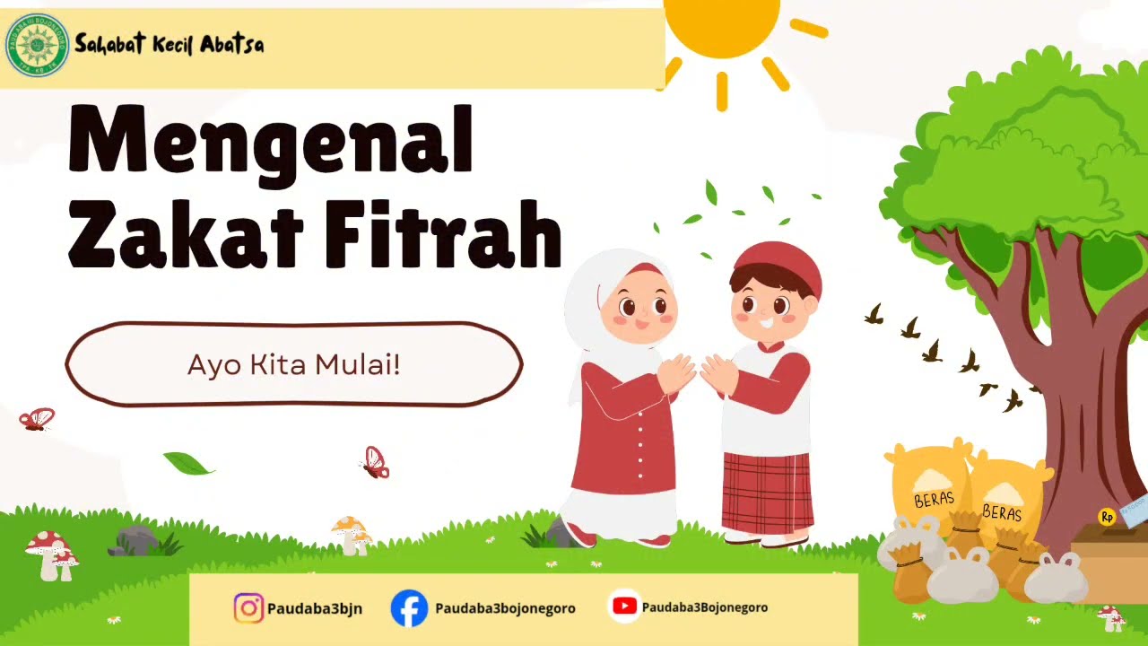 mengenal Zakat Fitrah bersama@Paudaba3bjn