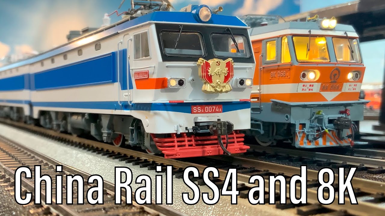 Shortline Histories: China Rail 8K and SS4 w/ HO Scale CMR SS4, Charming 8K, and Model Asia C80s