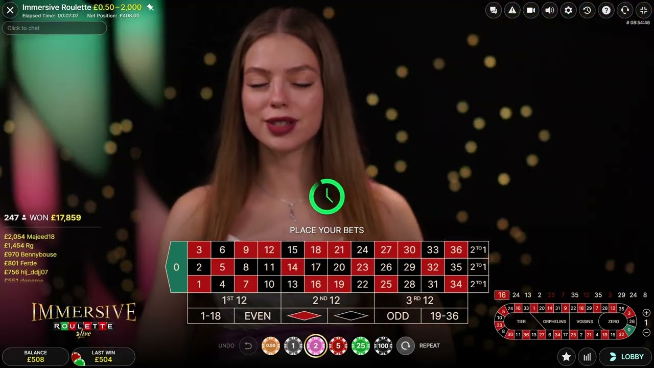 IMMERSIVE ROULETTE BIG WIN | ROULETTE BIG WIN