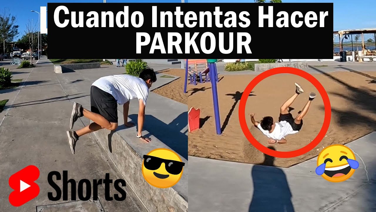 EXPECTATIVA VS REALIDAD 😅🤣 #parkour #short