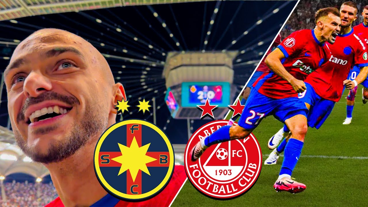 FCSB CÂȘTIGĂ 3-0 vs ABERDEEN - ROMANIA SĂRBĂTOREȘTE 