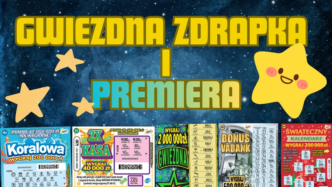 Ile wygramy w gwiezdnej zdrapce ? / Premiera