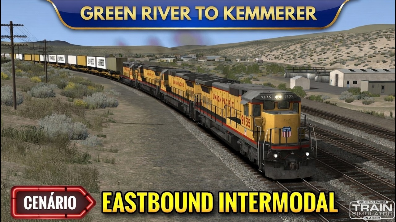 TRAIN SIMULATOR CLASSIC | GREEN RIVER TO KEMMERER: EASTBOUND INTERMODAL