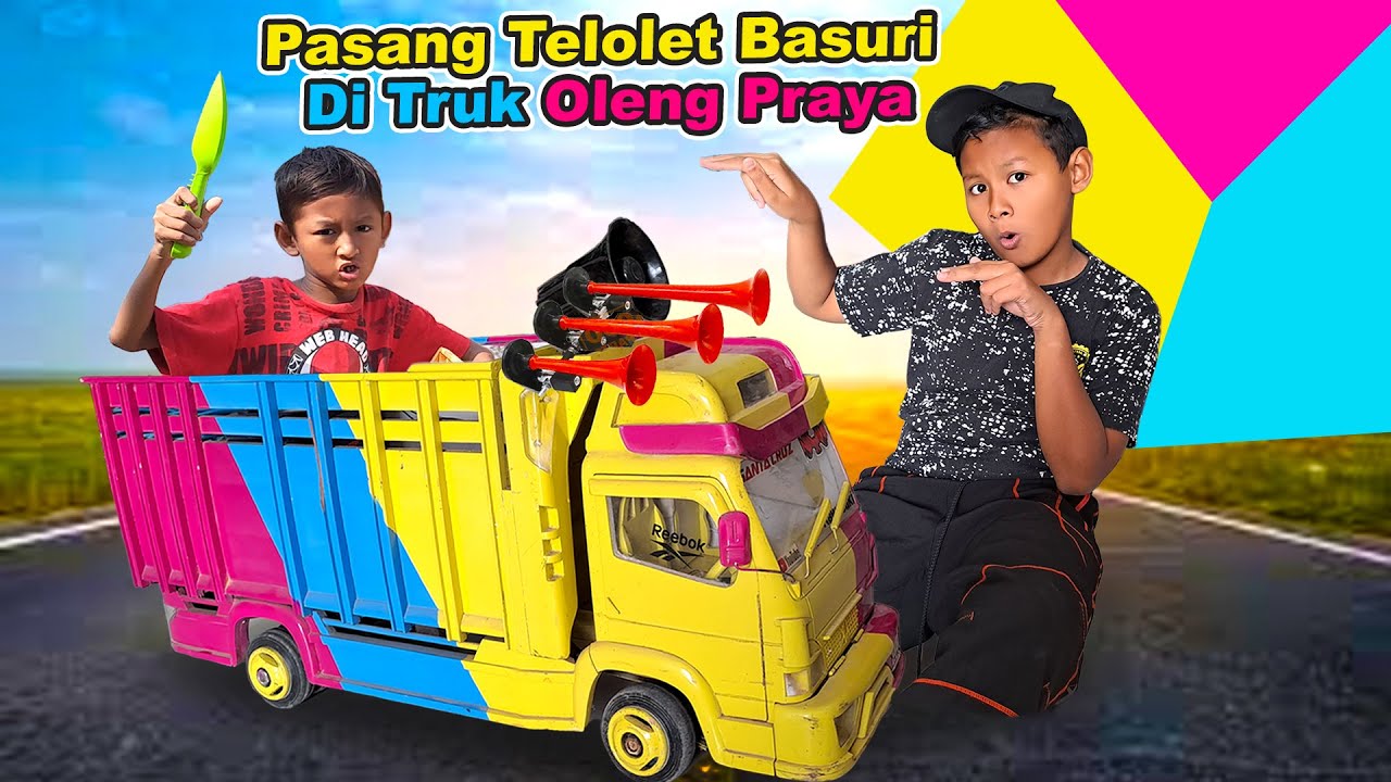 Praya Bermain Truk Oleng Bareng Pringga Boy 🔊 Pasang Bell Telolet Basuri