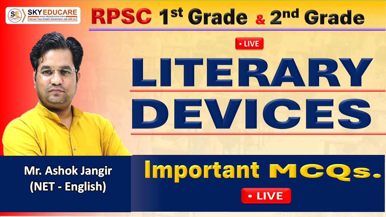 RPSC 1st Grade & 2nd Grade English Literature, 