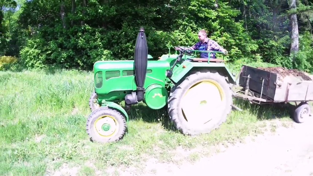 Lanz D 2816 beim Mistfahren