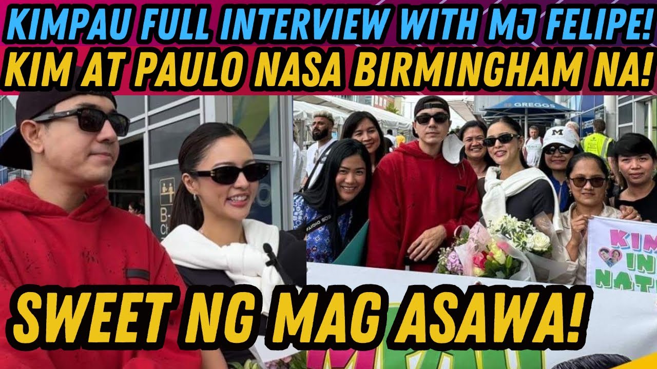 KIM CHIU AT PAULO AVELINO DUMATING NA SA BIRMINGHAM UK! KIMPAU FULL AIRPORT INTERVIEW WITH MJ FELIPE