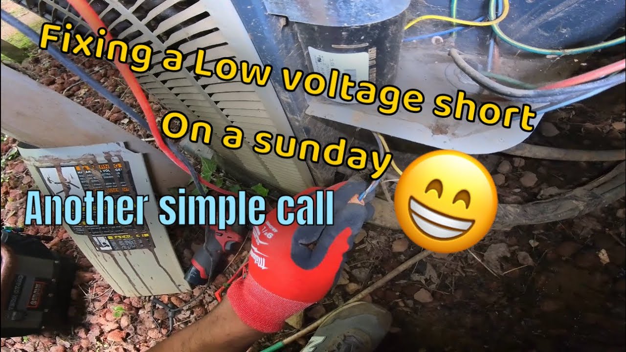 No cool call on a Sunday. simple fix 🙏🏼 #hvac #bluecollar #hvaccontractor