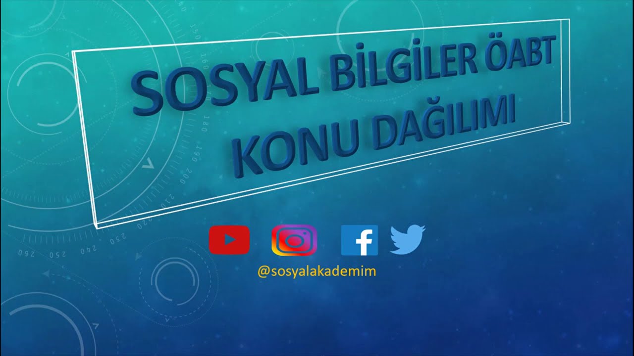 #ÖABT SOSYAL BİLGİLER DERSLERE GÖRE KONU DAĞILIMI!! & (HANGİ KONUDA KAÇ SORU ÇIKAR CEVABI BURADA!!)