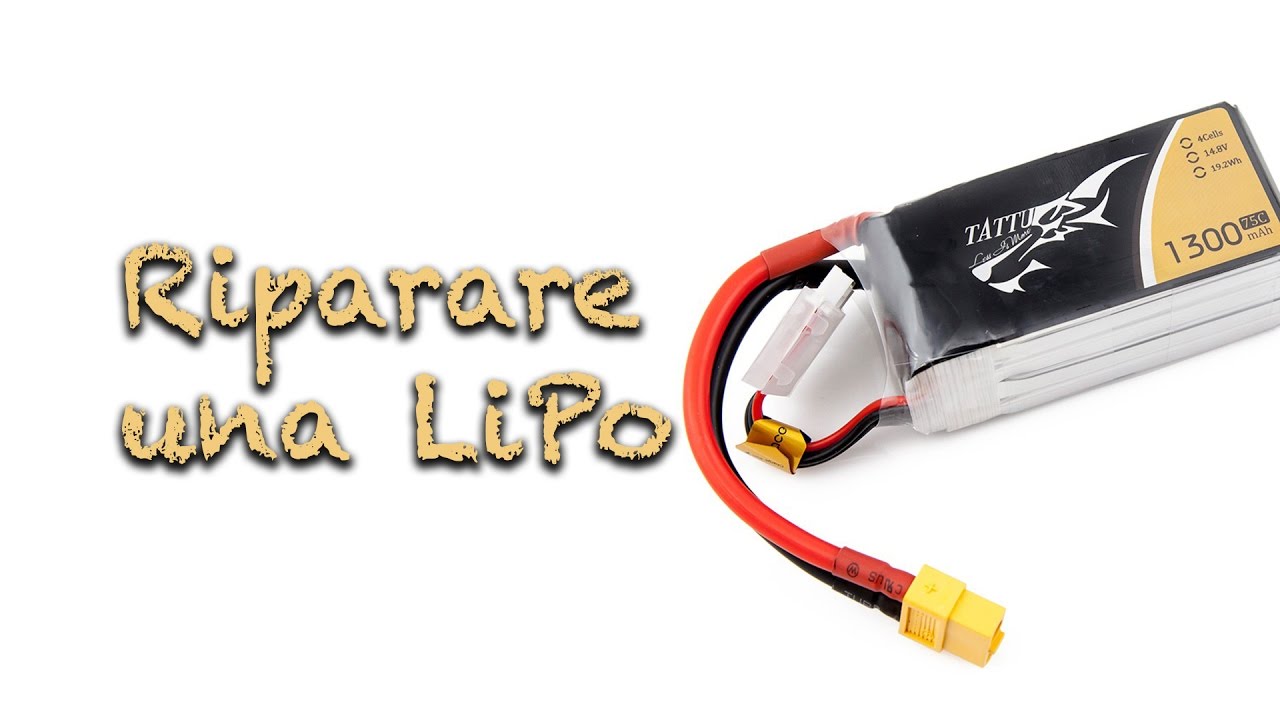 Come recuperare delle batterie LiPo danneggiate o troppo scariche 0V - Tutorial ITA