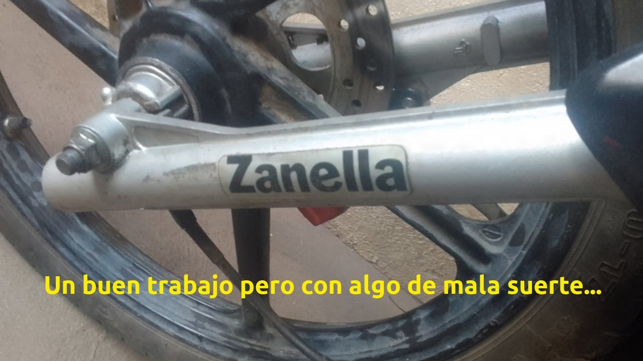 Cómo reparar suspensión delantera moto 110. Zanella ZB.