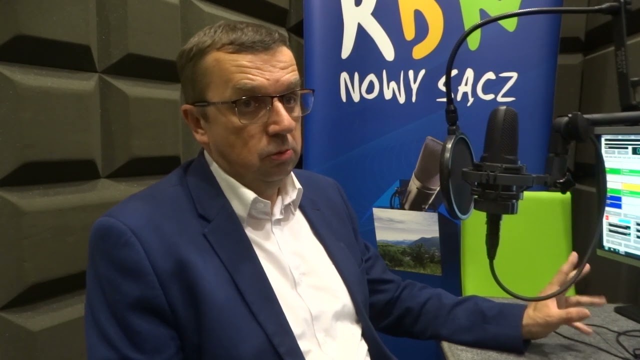 Adam Wolak, w&oacute;jt gminy Łososina Dolna. Słowo za słowo w RDN Nowy Sącz (26.11.2025)