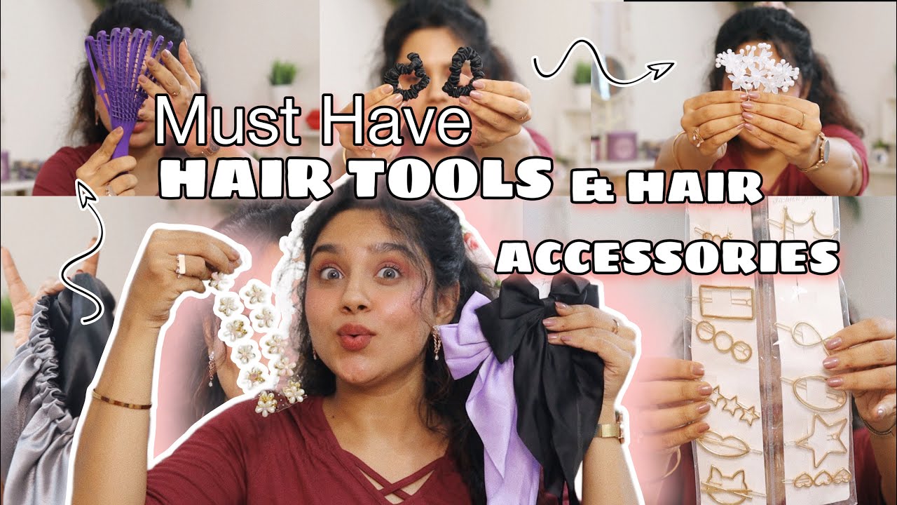 💯 MUST HAVE ✨Hair Care Tools & Hair Styling Accessories / PurPle KohL Megha