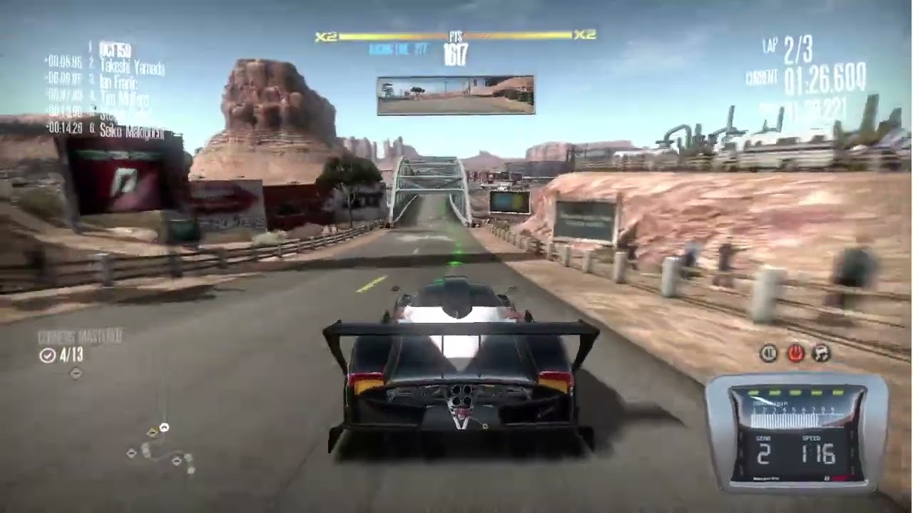 PC Need For Speed Shift Pagani Zonda R @ Ambush Canyon