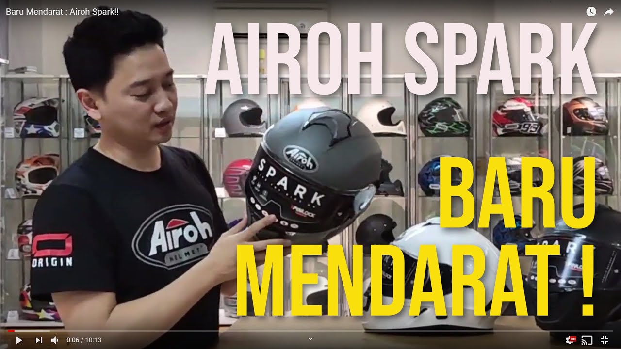 Baru Mendarat : Airoh Spark!! Staff-Talk