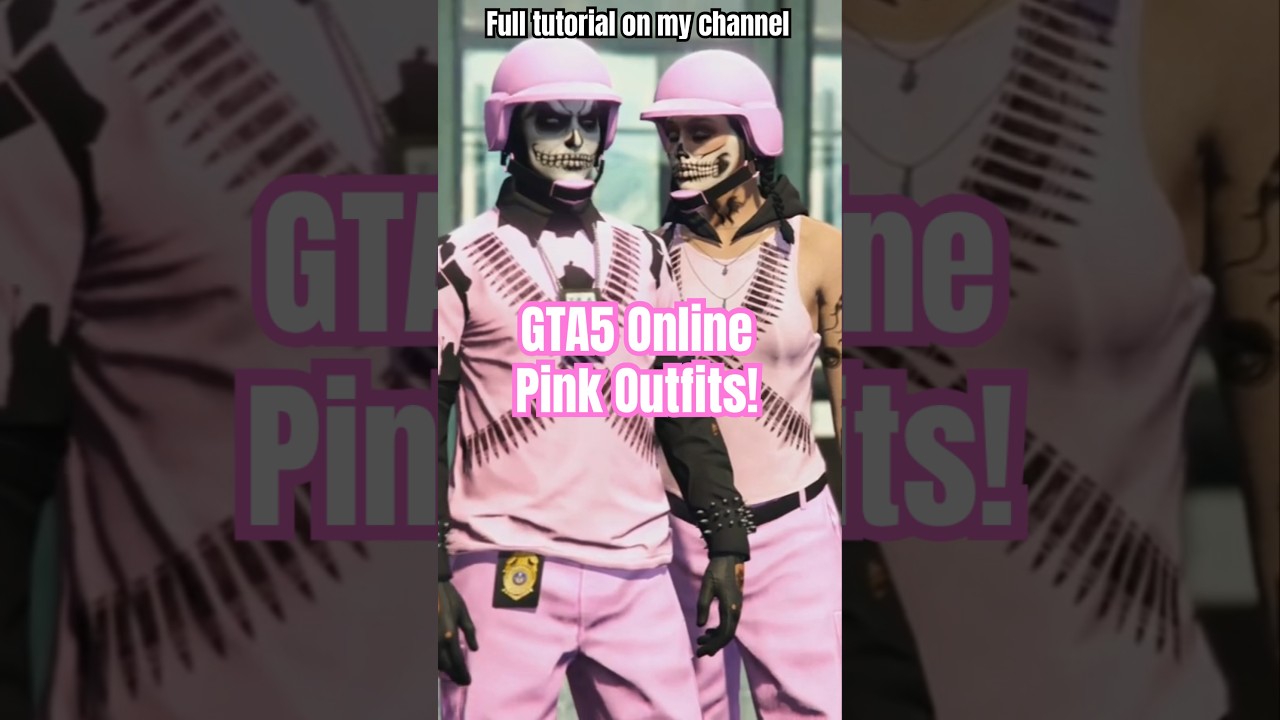 GTA5 Online Pink Joggers Outfits! 🩷 #shorts #gametimelive #gta #gtaonline #gtav #gta5