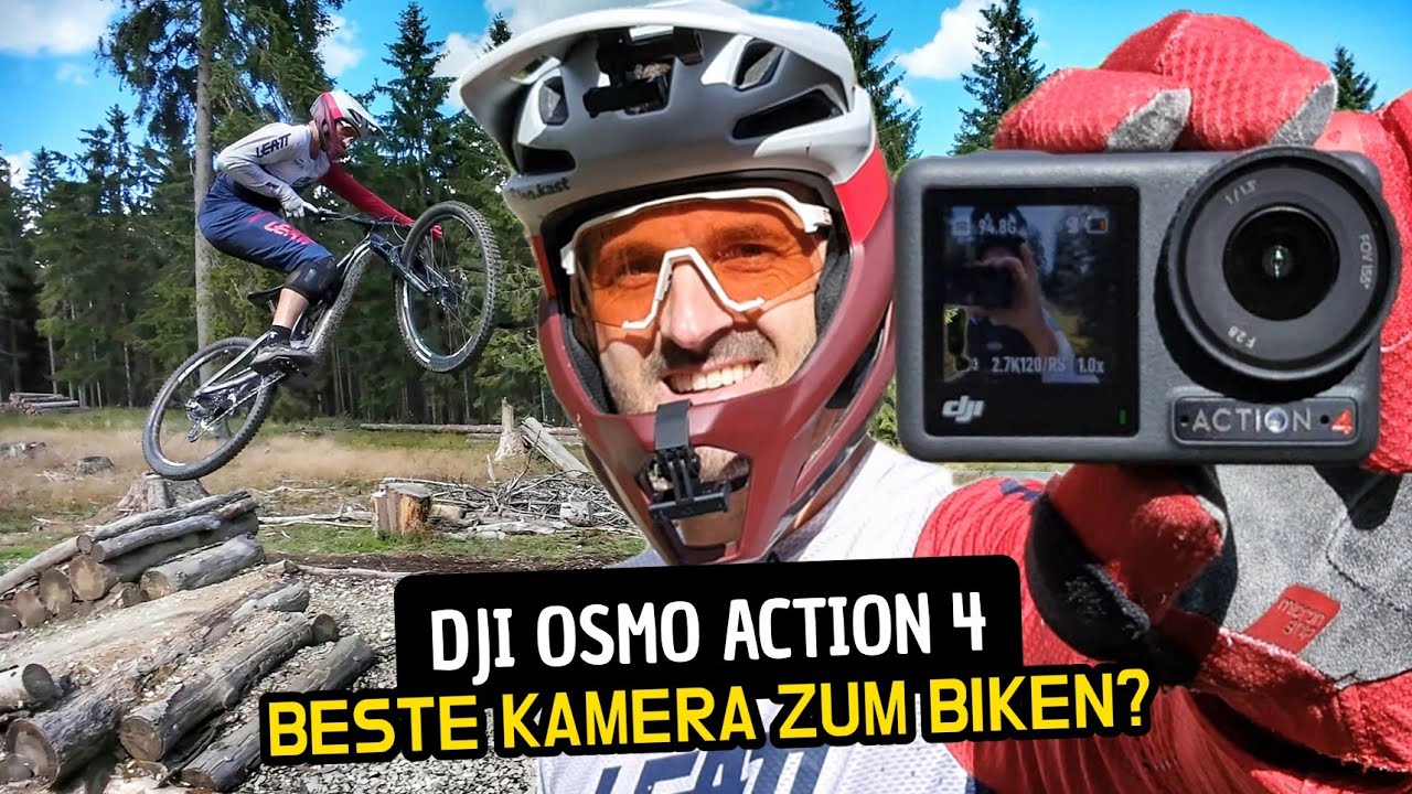 DJI Osmo Action 4 📷 DIE BESTE KAMERA ZUM BIKEN?
