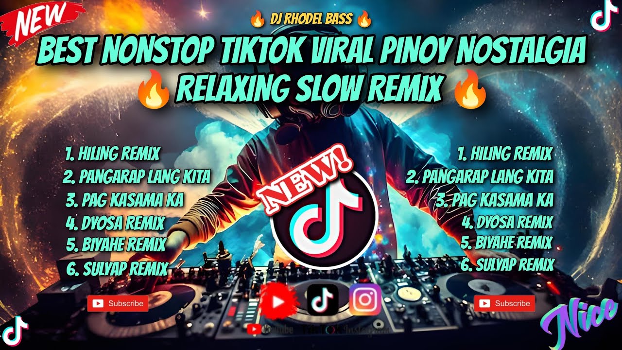 🔥BEST NONSTOP TIKTOK VIRAL PINOY NOSTALGIA RELAXING SLOW BASS REMIX/ DJ RHODEL BASS 🔥