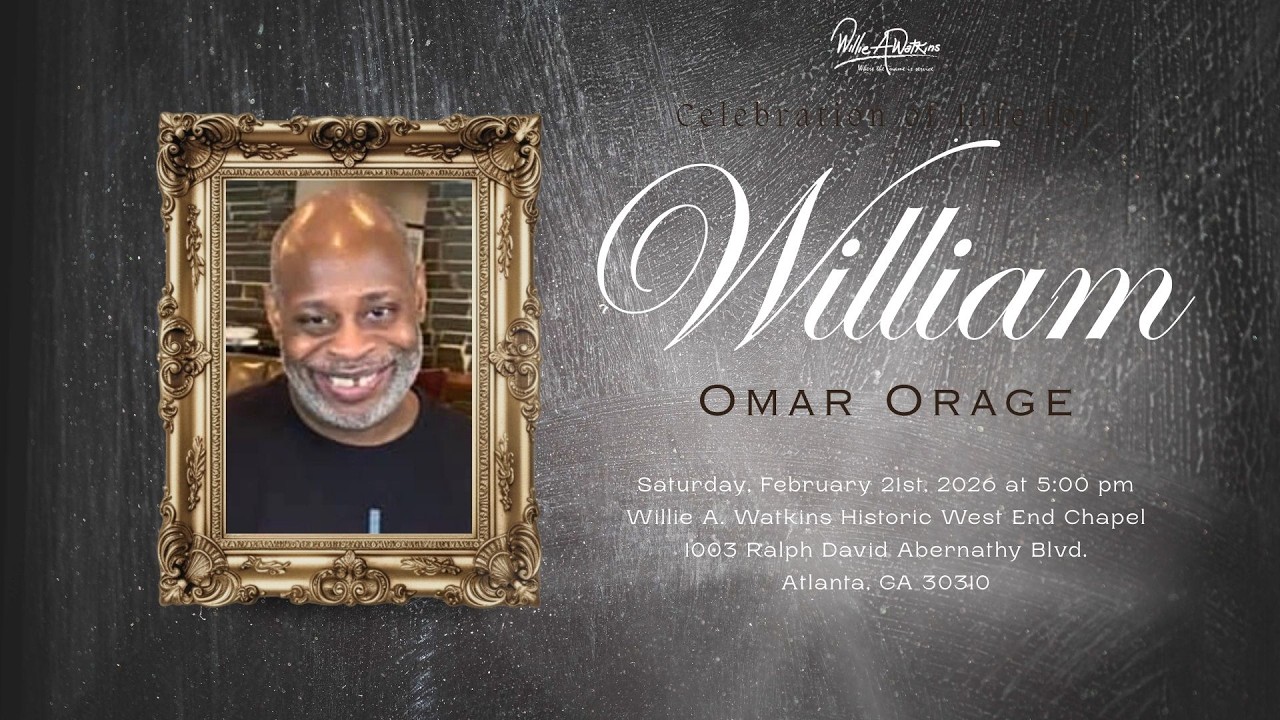 Celebrating The Life & Legacy of William Omar Orage