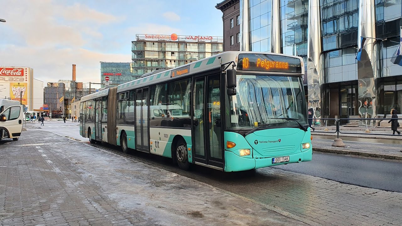 Amazing & loud ZF! Scania OmniLink TLT 1001, line 40 Viru keskus - Pelguranna in Tallinn, Estonia