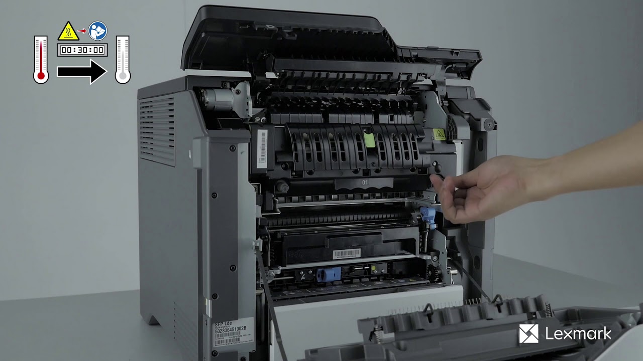 Lexmark C4150 - Replacing the Fuser
