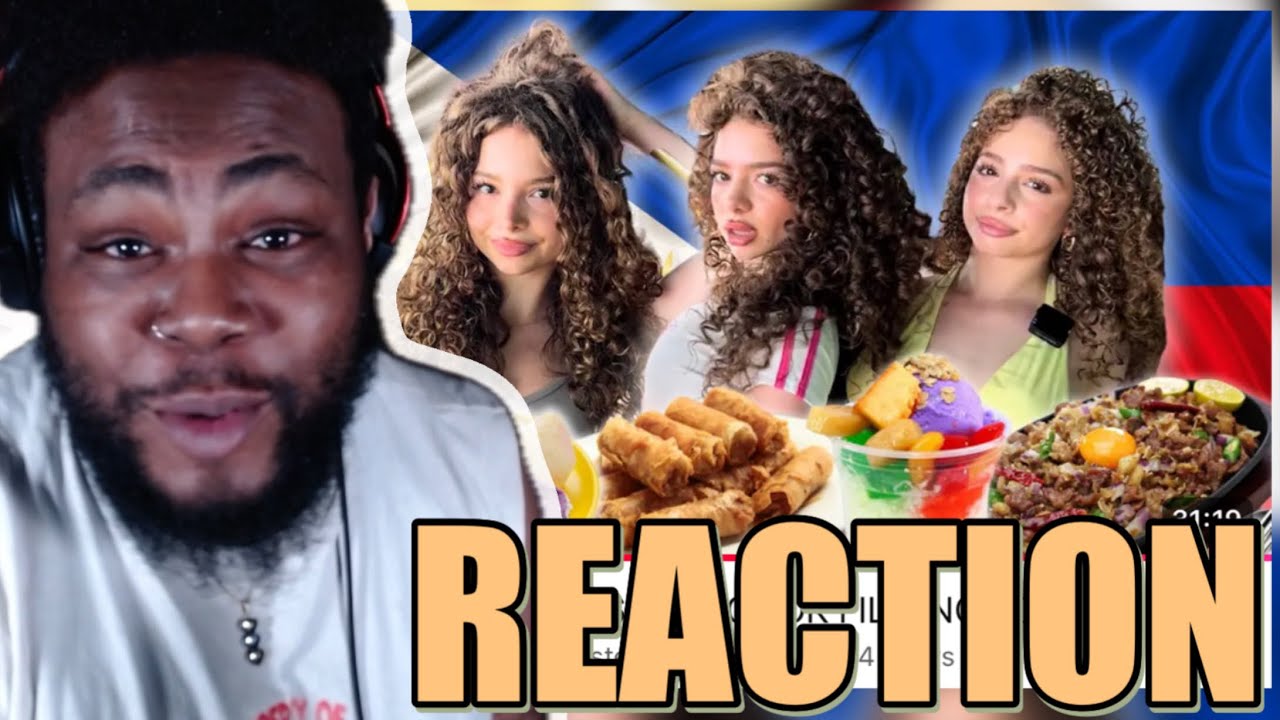 Kalogeras Sisters COOK FILIPINO FOOD! | REACTION