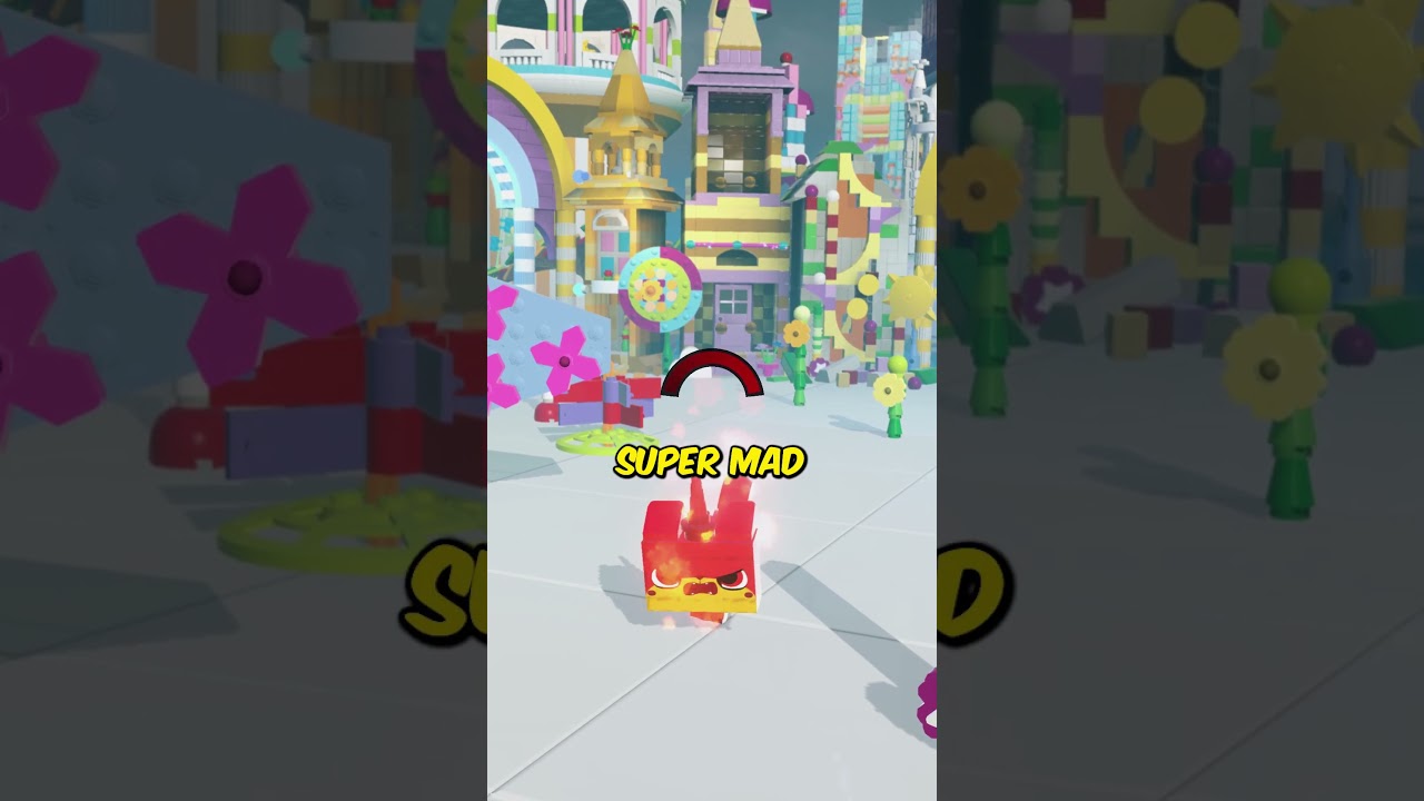 What happens when Unikitty gets Angry in LEGO Games?