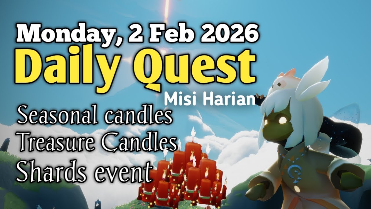 Sky Daily Quest today - Daylight Prairie 2 feb 2026 | Sky Children of the Light | Sandwichies Ch