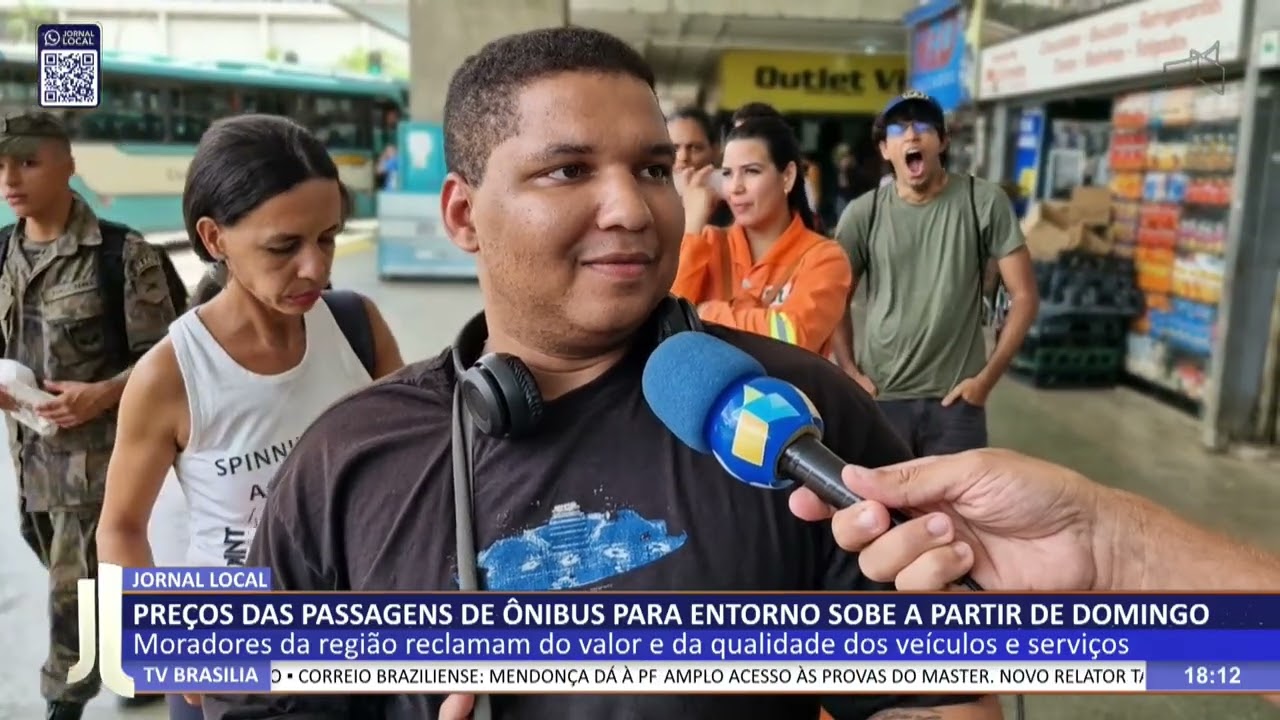 JL - Preços das passagens de ônibus para entorno sobe a partir de domingo