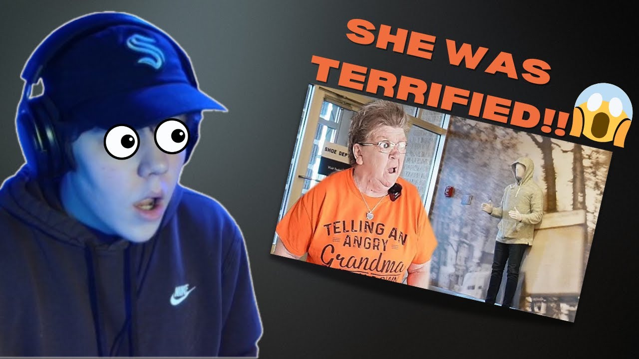 MANNEQUIN SCARE PRANK ON GRANDMA! | Boitastic Reaction
